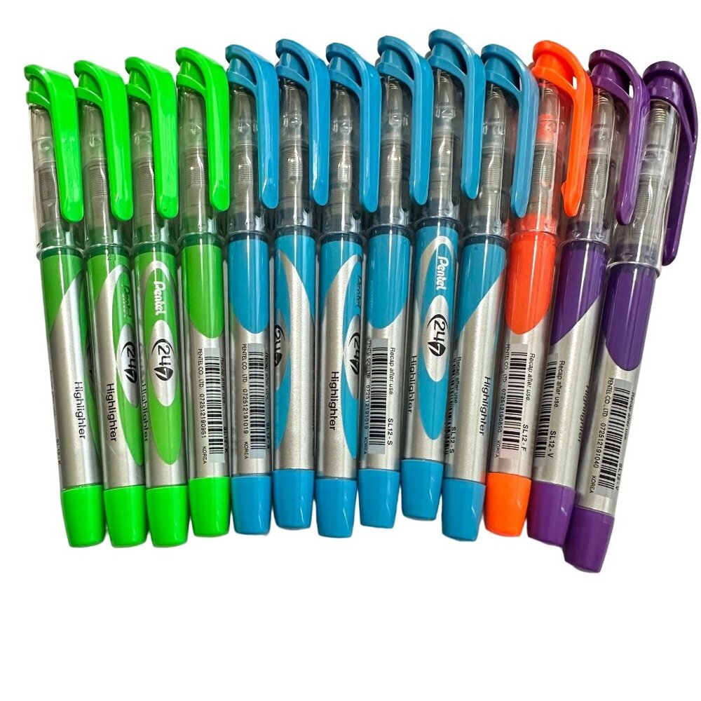 Lot 13 Pentel 24/7 Highlighters